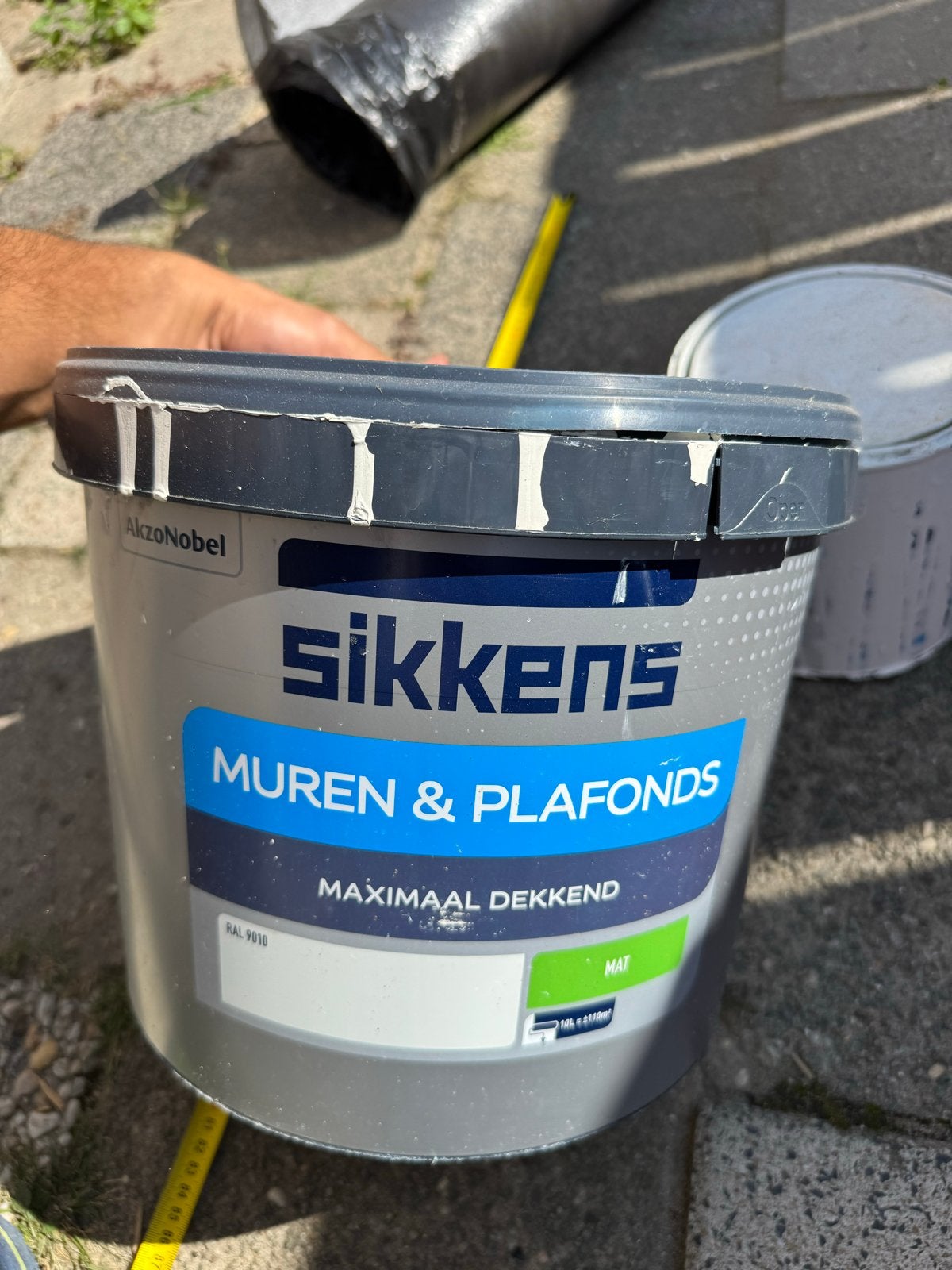 Sikkens Muurverf Mat RAL 9010 - Maximaal Dekkend, Ophalen, 5 tot 10 liter, Wit, Verf