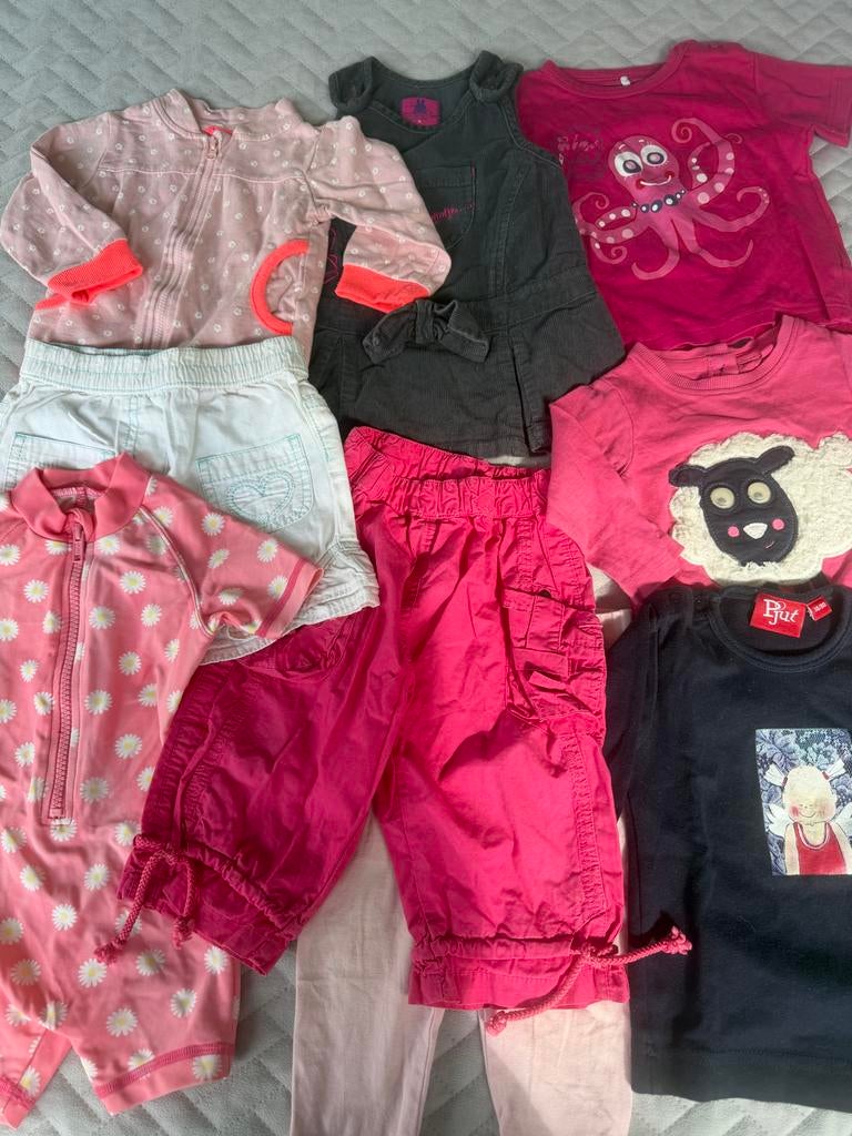Kledingpakket meisjes - maat 74, Ophalen of Verzenden, Gebruikt, Overige maten