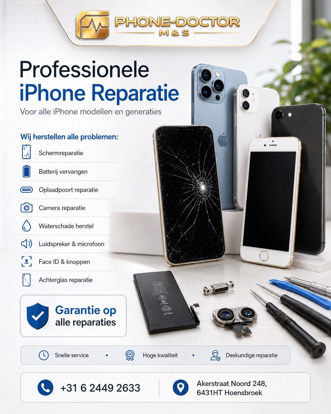 IPhone Reparatie, Ophalen of Verzenden, Zo goed als nieuw, 6431ht, Phone Doctor M&S