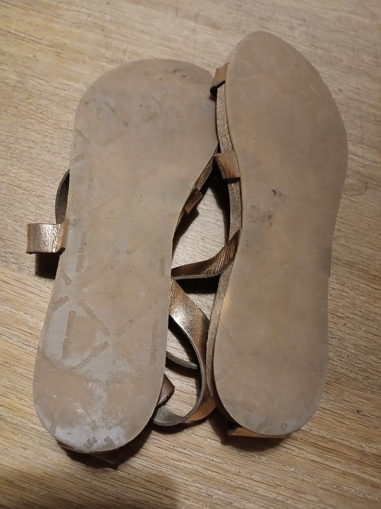 Comfortabele sandalen maat 40, Comfortisse, Bruin, Gedragen, Sandalen of Muiltjes