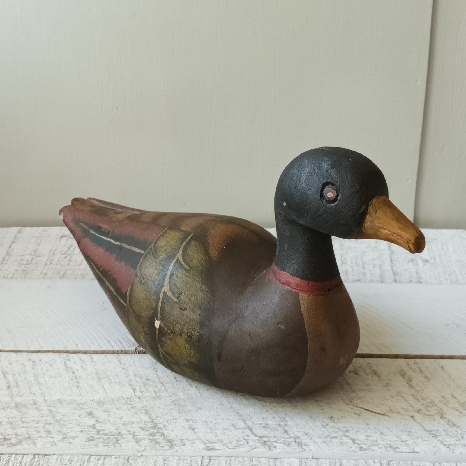 Antieke lokeend, Antiek en Kunst, Ophalen of Verzenden