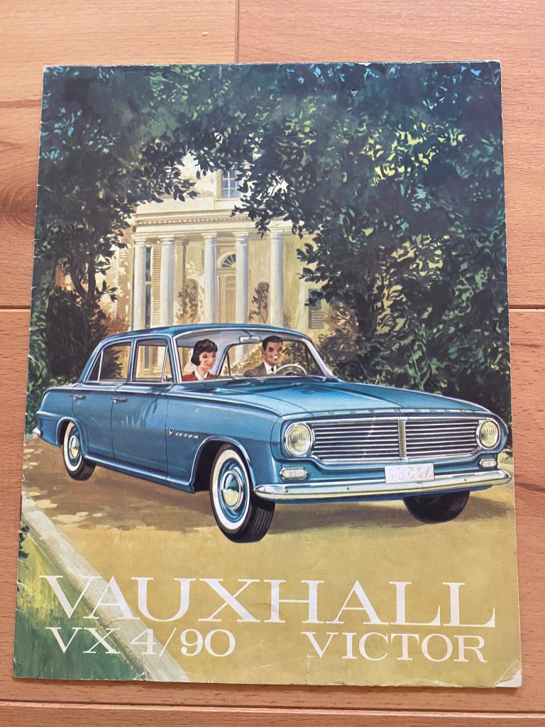 Vauxhall VX90 en Victor - Folder - Brochure, Gelezen, Vauxhall - GM, Ophalen of Verzenden, Overige merken