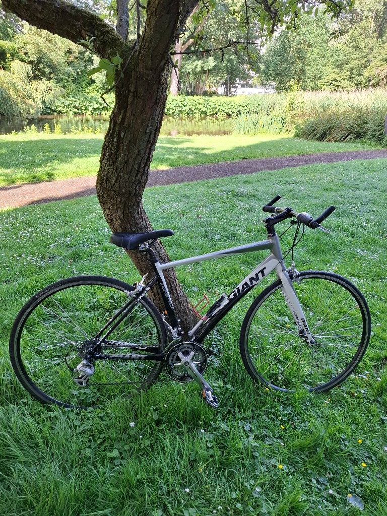 Giant racefiets, Fietsen en Brommers, Fietsen | Racefietsen, Ophalen, 28 inch, Aluminium, 49 tot 53 cm