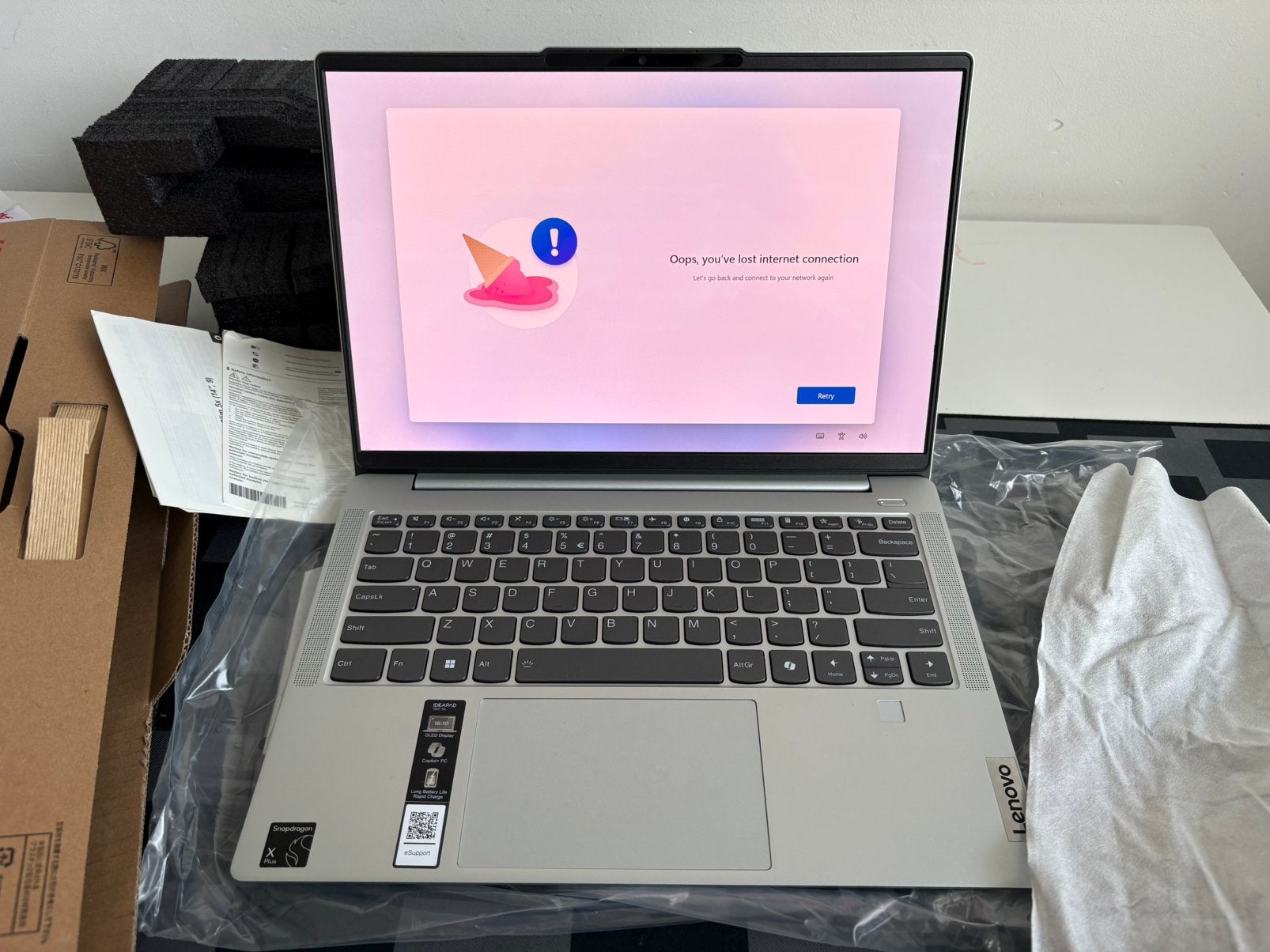 Lenovo IdeaPad Slim 5 | 32GB |1TB |Snapdragon-als nieuw, Computers en Software, Windows Laptops, Ophalen, Nieuw, 14 inch, SSD