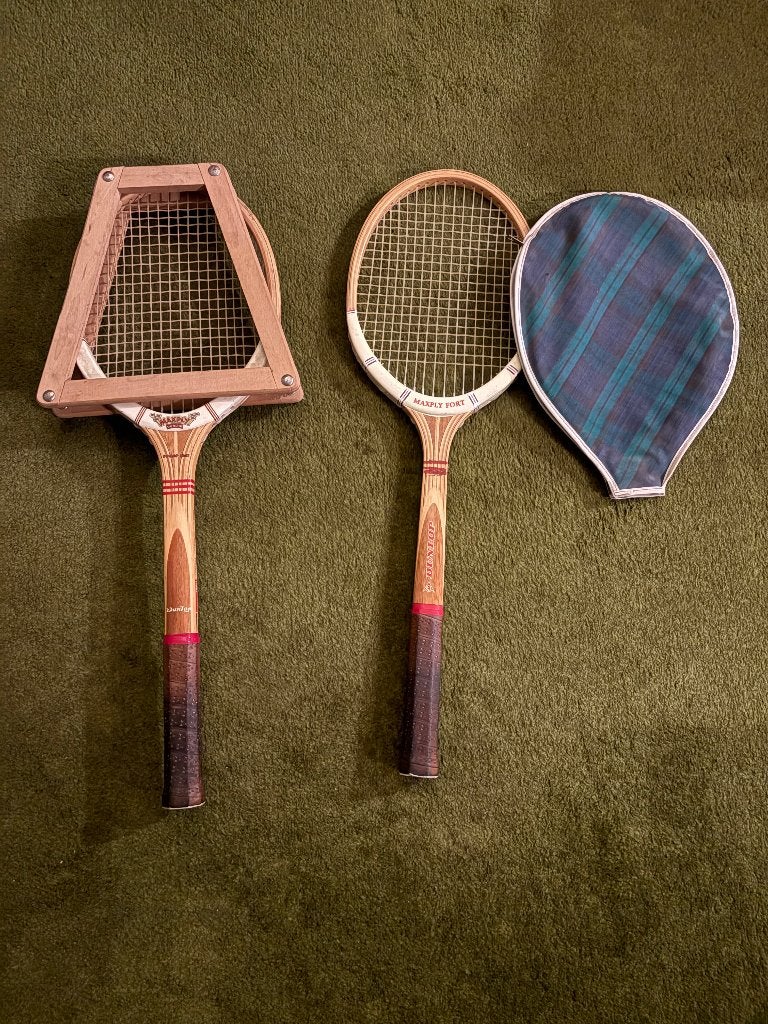 Vintage Dunlop Maxply Fort Tennisrackets (Incl Spanner+Hoes), Ophalen, Gebruikt, Racket, Dunlop