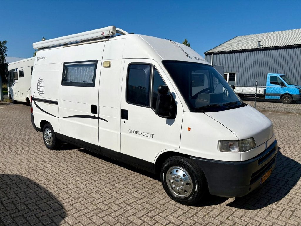 zeer leuke Fiat Ducato Globescout (offgrid), Buscamper of Camperbus, Fiat, Koelkast, Bedrijf