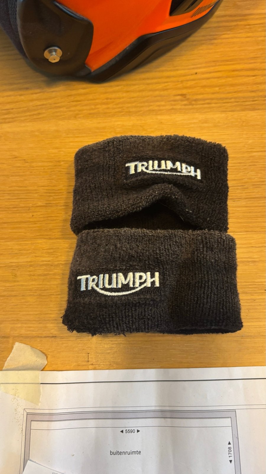 Triumph Zweetbandjes - Set van 2, Ophalen of Verzenden, Gebruikt