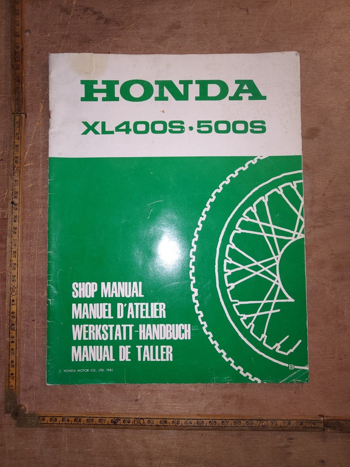 Werkplaats handboek Honda Xl400, Motoren, Ophalen of Verzenden, Honda