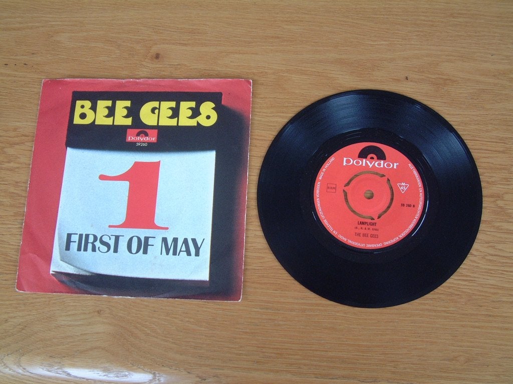 single-The Bee Gees-First of May-Lamplight nr.3, Ophalen of Verzenden, Gebruikt, Pop