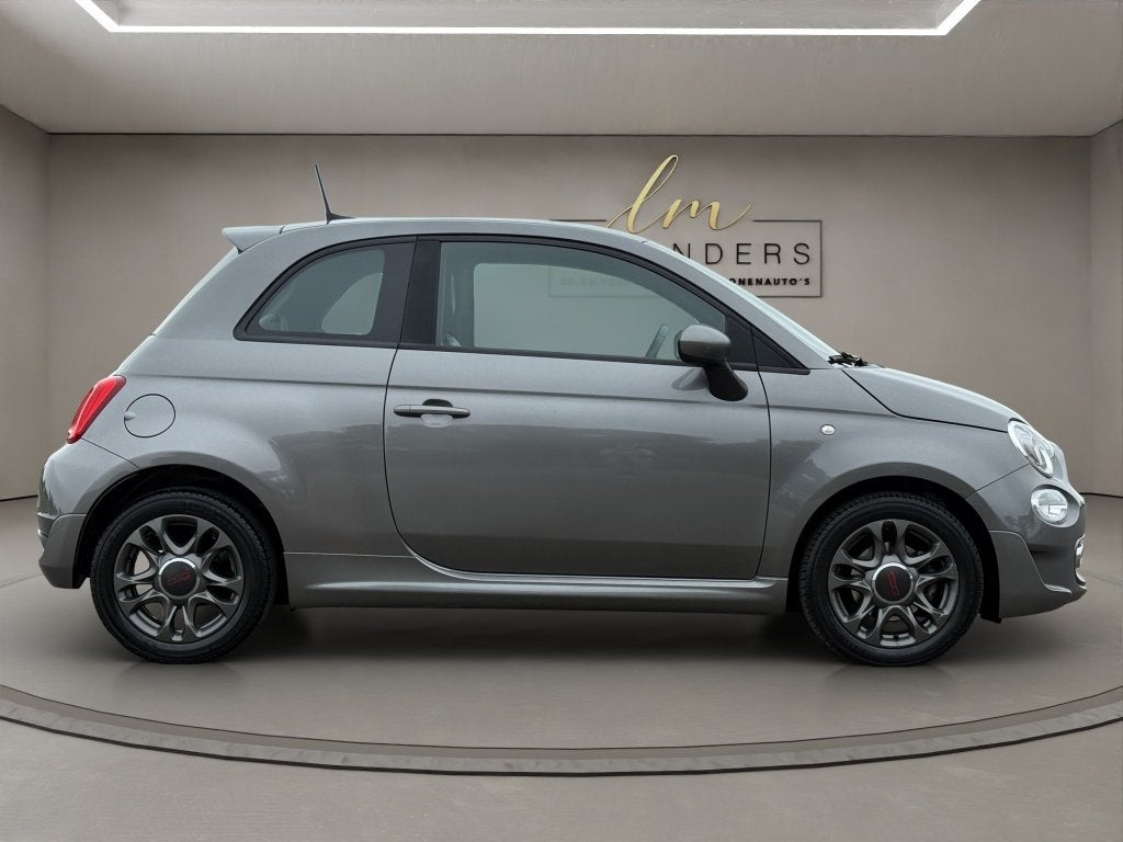 Fiat 500 1.0 Hybrid Sport 2020 GRIJS | Apple CarPlay | Clima, Auto's, Keurmerk '100% Onderhouden', Gebruikt, Euro 6, 840 kg