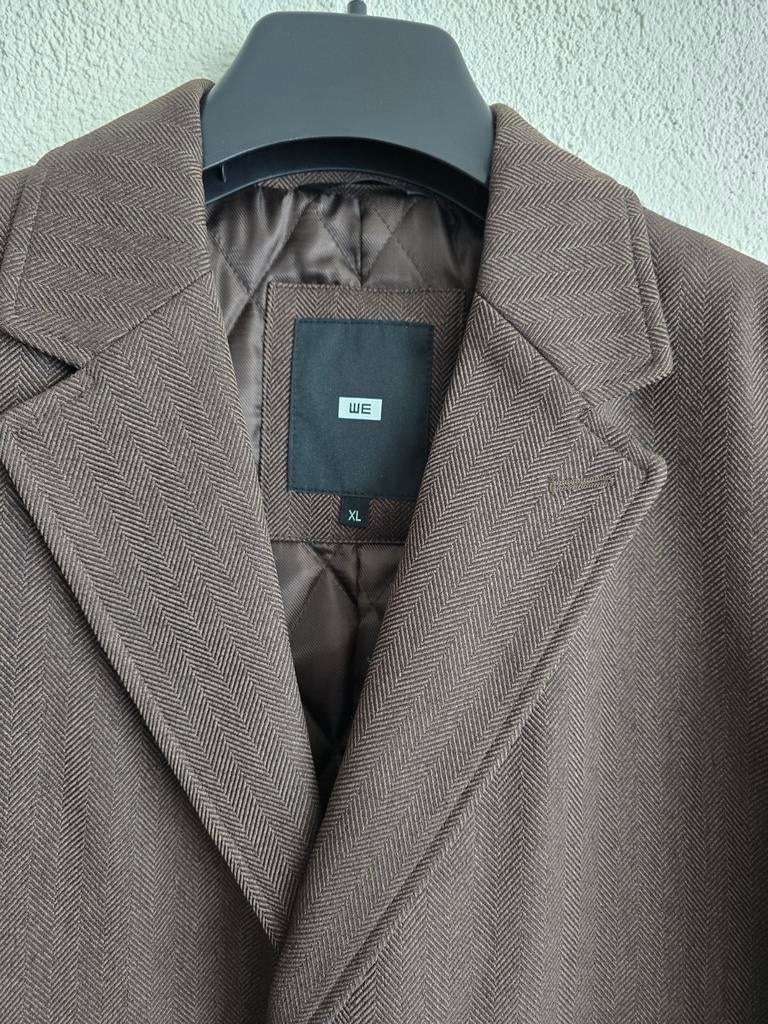 Lange colbert / mantel WE – maat XL – nieuwstaat, Kleding | Heren, Kostuums en Colberts, Ophalen of Verzenden, Zo goed als nieuw