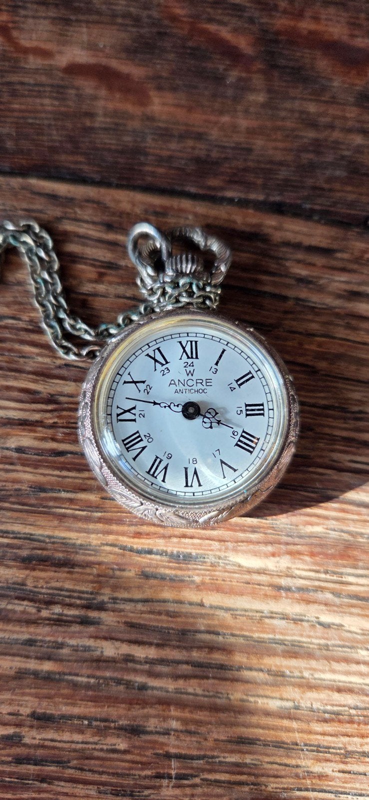 Vintage W Ancre zakhorloge, Ophalen of Verzenden, Staal, Overige merken, 1960 of later