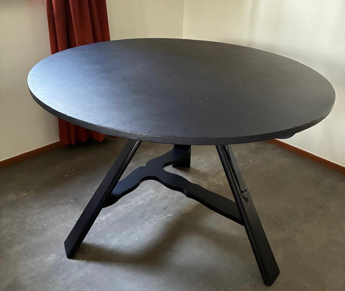 Drentse klaptafel, Ophalen, Gebruikt, Rond, Vier personen