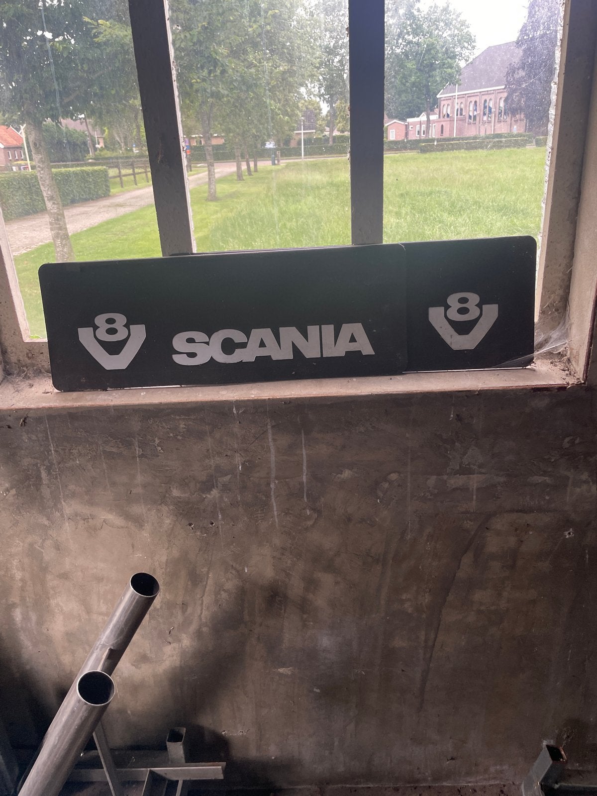 Scania V8 Spatlappen - Set van 2, Ophalen of Verzenden, Gebruikt