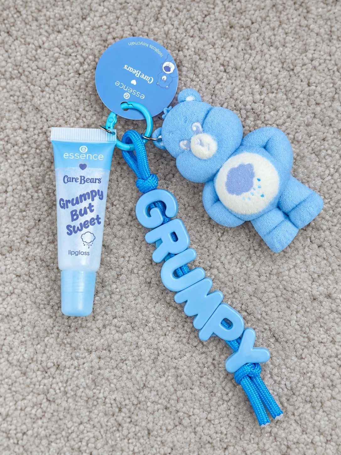 Essence Care Bears blauw nieuw lipgloss sleutelhanger, Lippen, Blauw, Nieuw, Ophalen of Verzenden