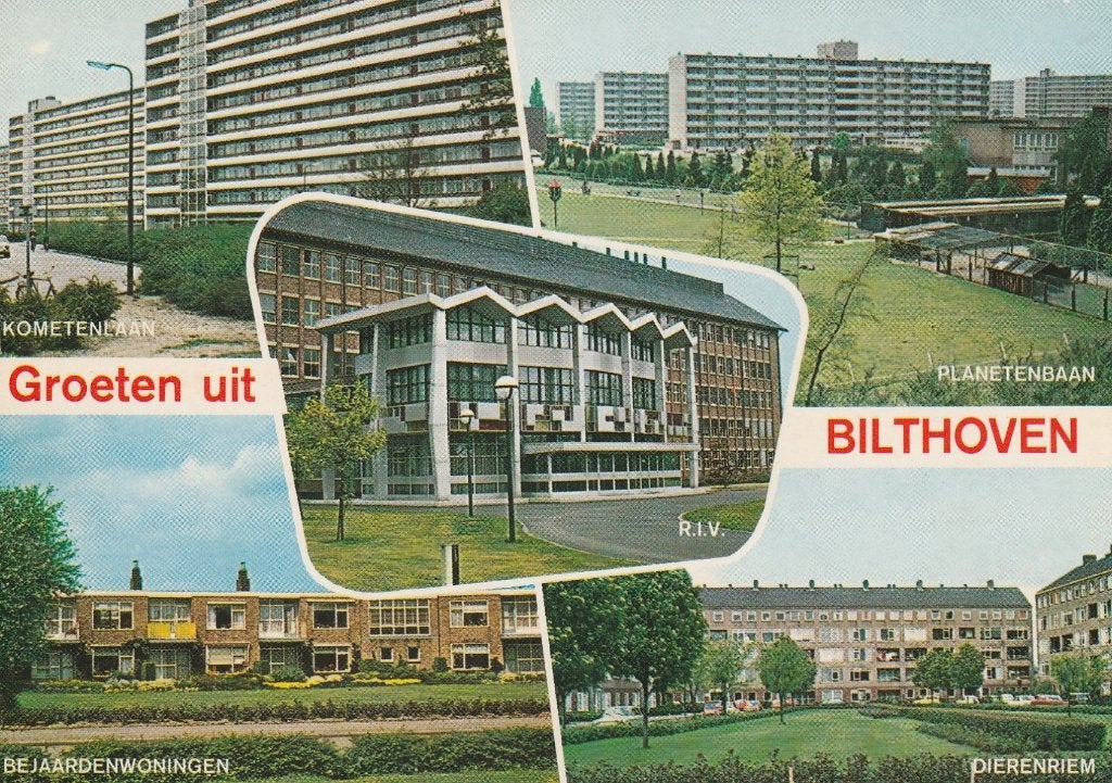BILTHOVEN Kometenlaan RIV Bejaardenwoningen Groeten, Verzenden, 1960 tot 1980, Gelopen, Utrecht