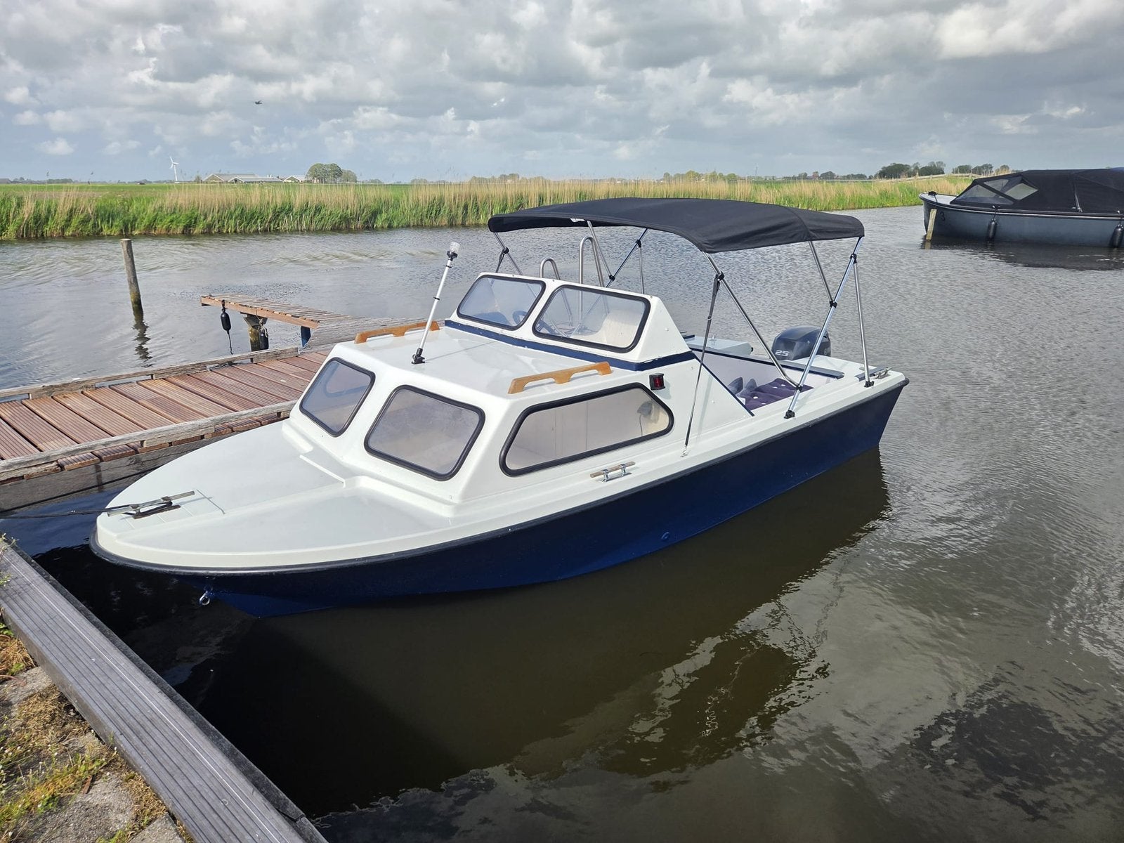 polyester kajuitboot, Overige merken, Gebruikt, Kajuitboot, Buitenboordmotor