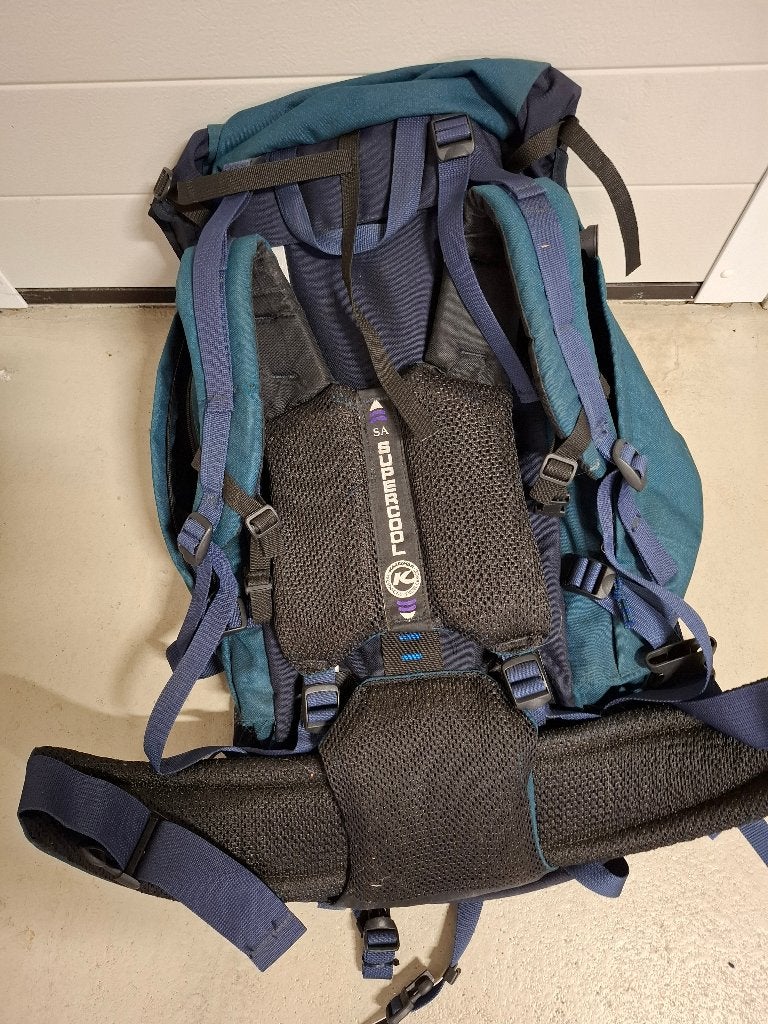 Grote rugzak, 40 cm of meer, Gebruikt, Trekking, 60 cm of meer
