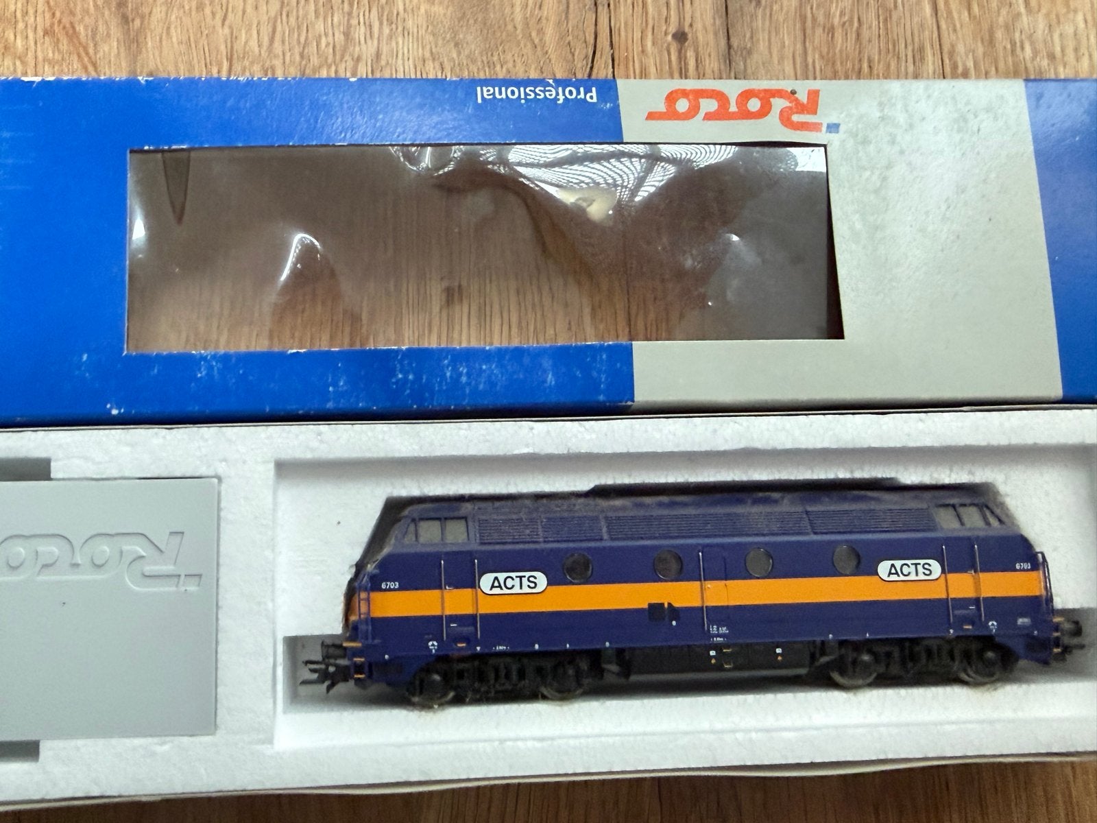 Roco Model Trein Locomotief ACTS, Hobby en Vrije tijd, Wisselstroom, Locomotief, Ophalen of Verzenden, Zo goed als nieuw