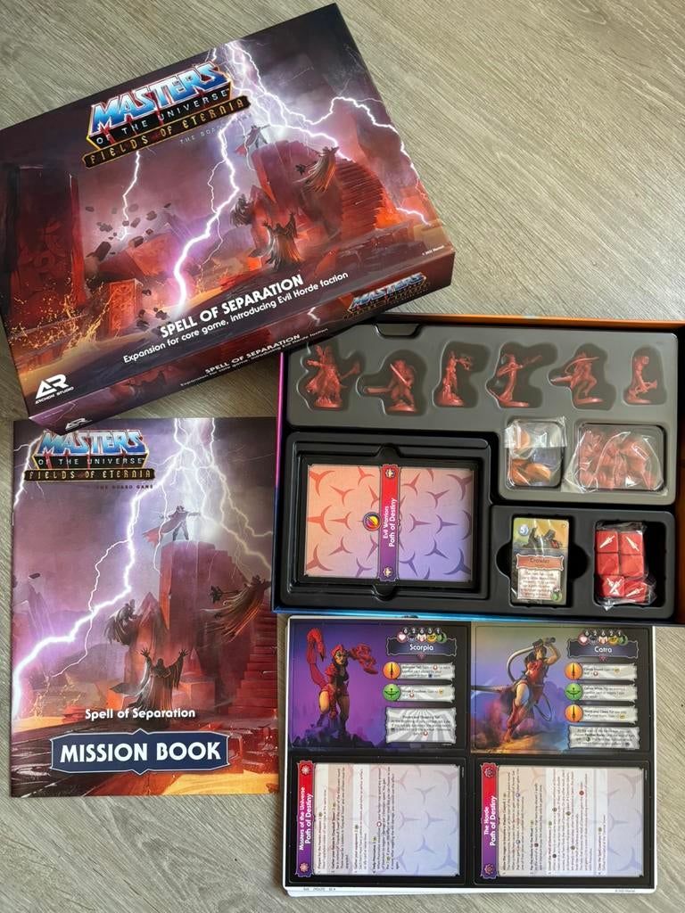 Spell of separation expansion MoU fields of eternia He-man, Vijf spelers of meer, Ophalen of Verzenden, Nieuw