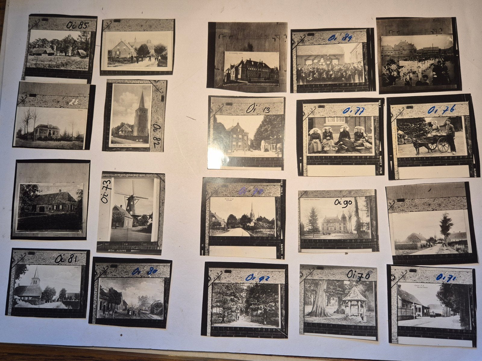 20 zeer oude fotootjes van de gemeente HaarenHaaren., Ophalen of Verzenden, Voor 1940, Gebruikt