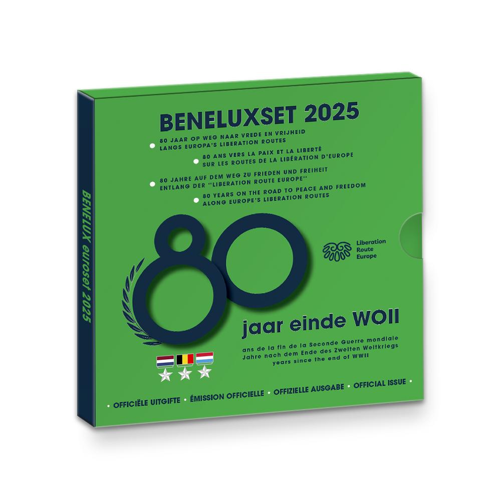 Benelux Set 2025 - Euro Jaarsets NL BE LUX - Blister, Verzenden, Overige landen, Overige waardes, Setje