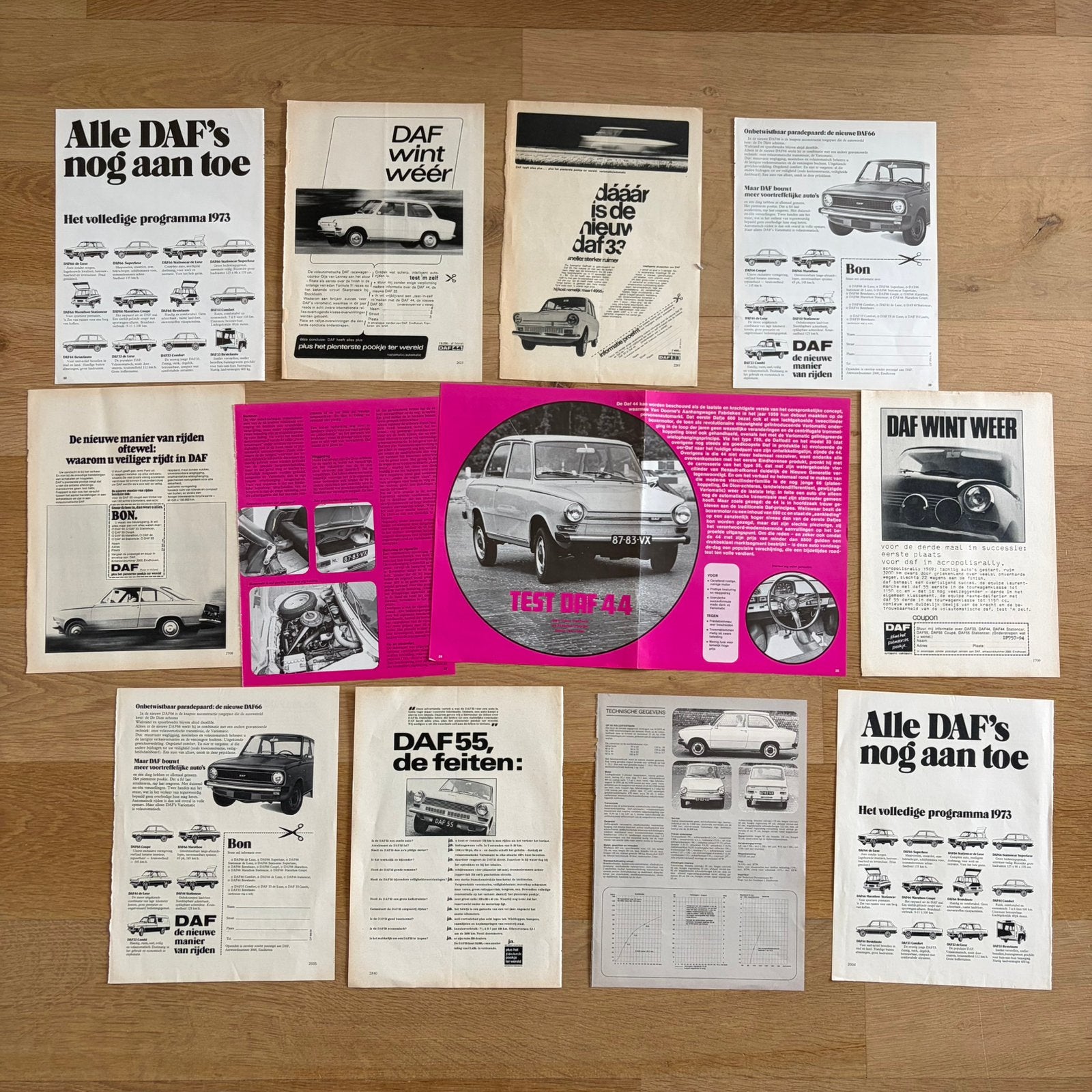 Collectie oude DAF documentatie, Ophalen of Verzenden