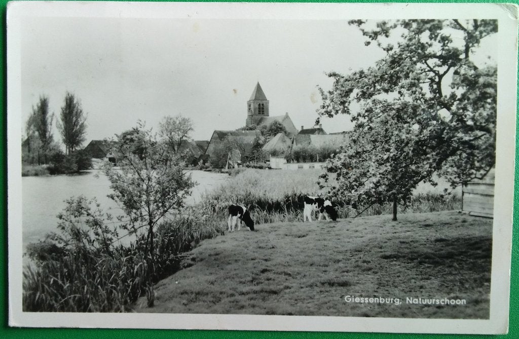Giessenburg, Natuurschoon 1962. Klf, Verzamelen, Verzenden, 1960 tot 1980, Gelopen, Zuid-Holland