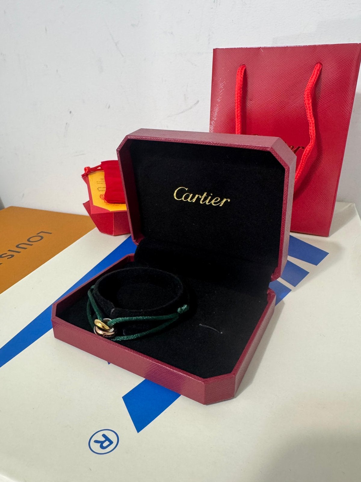 Cartier Trinity Bracelet groen, Ophalen of Verzenden, Nieuw, Groen