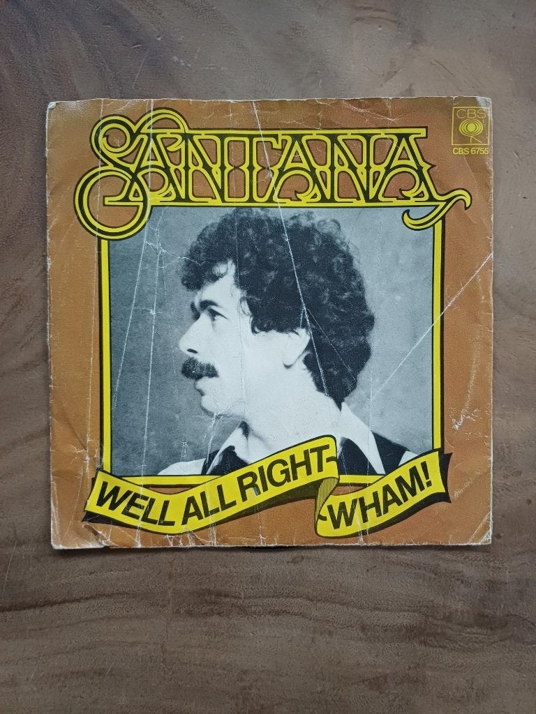 Santana - Well All Right - Single - Vinyl, Gebruikt, 7 inch, Ophalen of Verzenden, Pop