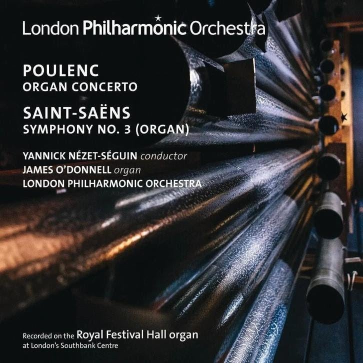 Poulenc - Organ concerto / Saint-Saens Symphony 3  organ LPO, Ophalen of Verzenden, Barok, Zo goed als nieuw, Overige typen