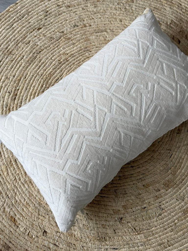 NIEUW > Off White Leen Bakker Sierkussen (30 x 50 cm), Overige merken, Verzenden, Wit, Nieuw