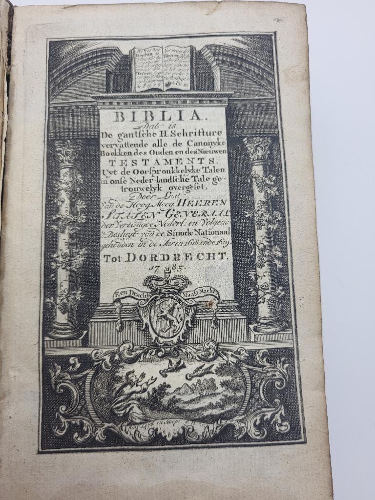 Statenbijbeltje  + Psalmen 1785., Ophalen of Verzenden