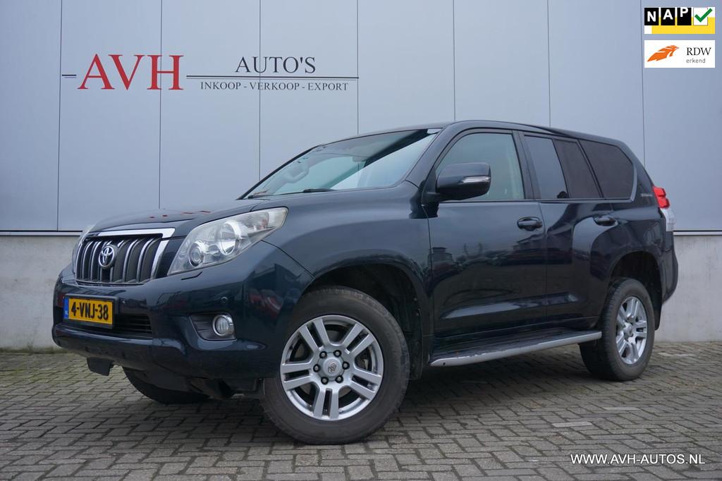 Toyota Land Cruiser 3.0 D-4D-F VX Window Van, Auto's, Bestelauto's, Automaat, Stof, Gebruikt, Blauw