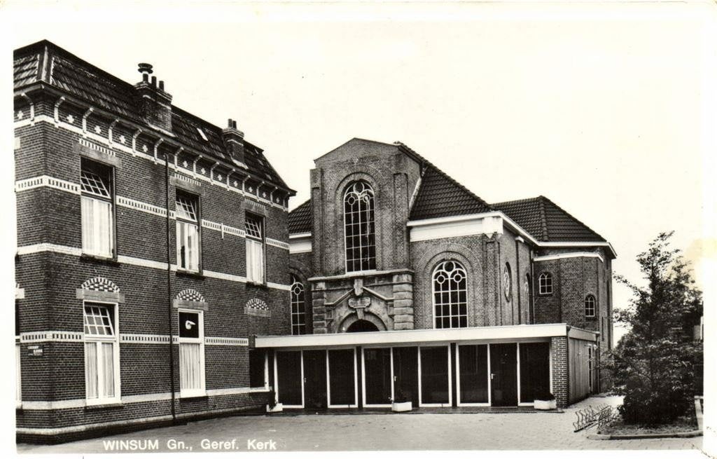 Winsum Gn., Geref. Kerk - gelopen, Ophalen of Verzenden, 1960 tot 1980, Gelopen, Groningen