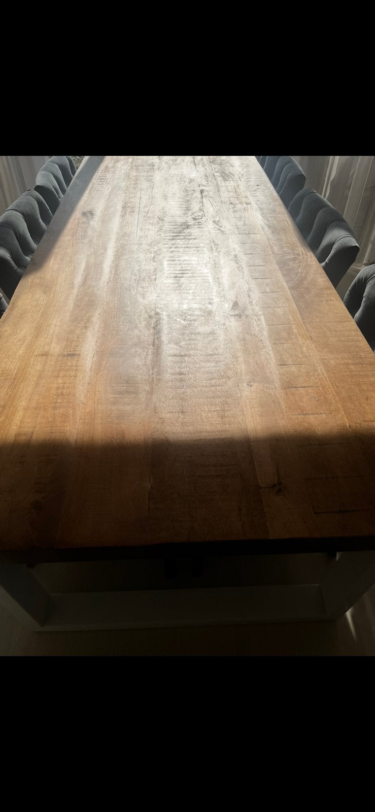 Eetkamertafel, Ophalen, 100 tot 150 cm, 200 cm of meer, Zo goed als nieuw