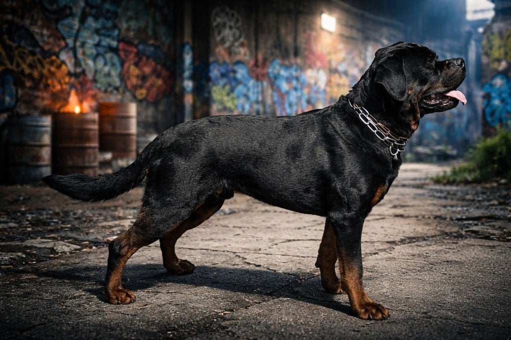 Prachtige Rottweiler reu van 2 jaar zoekt een ervaren thuis, Particulier, Reu, 1 tot 2 jaar, Buitenland