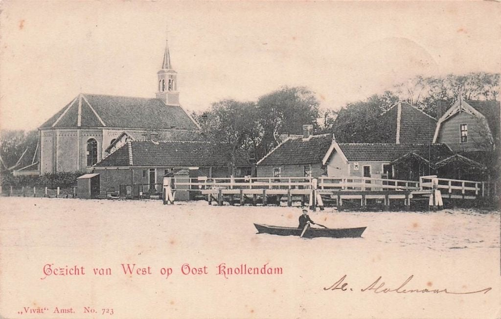 702-490-009 Gezicht Van West Op Oost Knollendam Vivat, Verzenden, Voor 1920, Noord-Holland