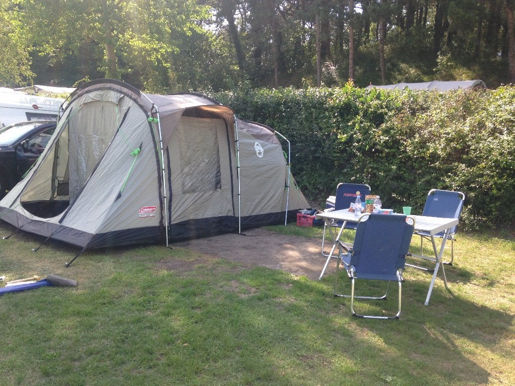 Tent Coleman Mackenzie Cabin 4, Caravans en Kamperen, Tenten, Ophalen, Gebruikt, Tot en met 4