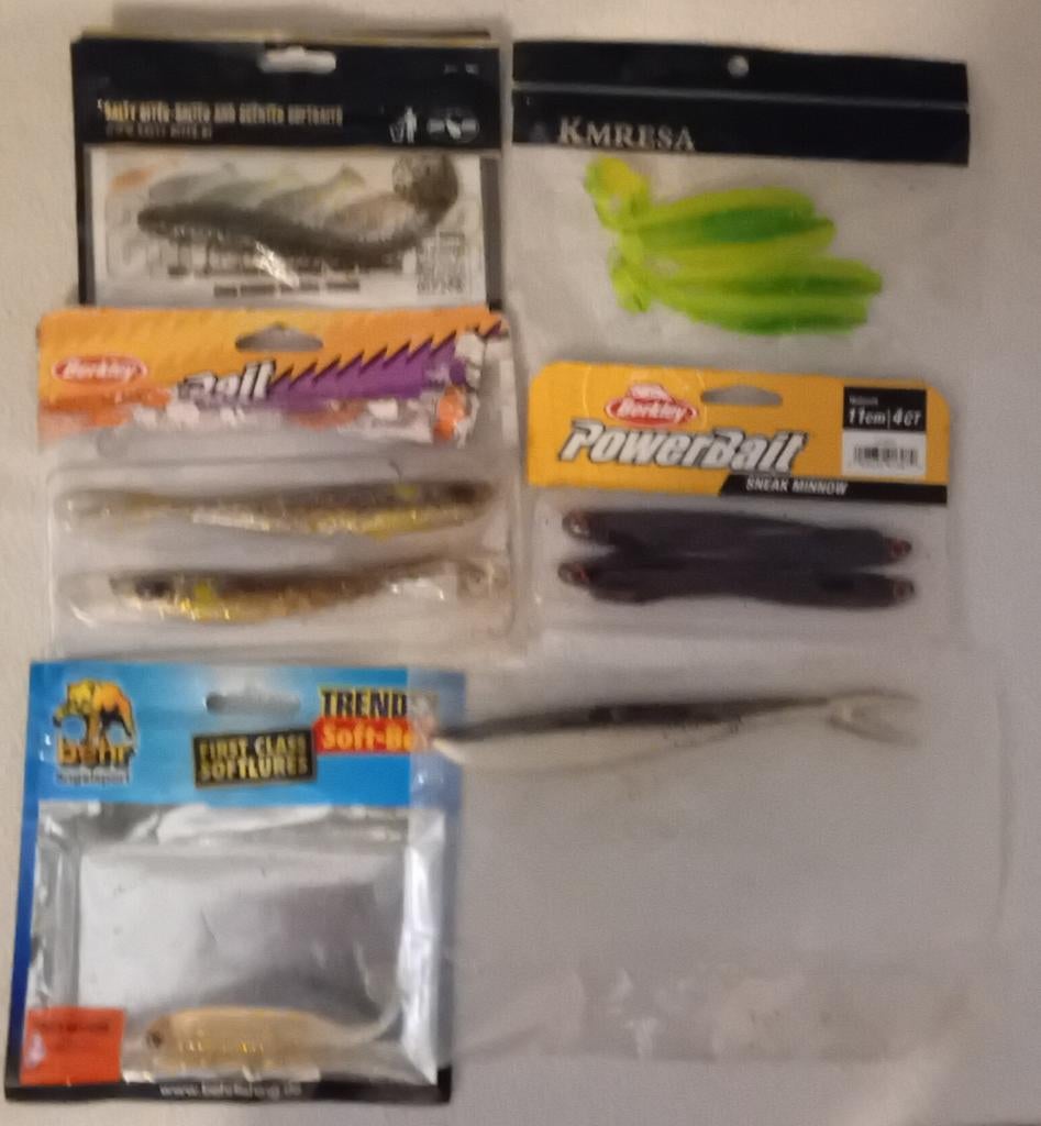 Setje softbaits, Watersport en Boten, Ophalen of Verzenden, Zo goed als nieuw, Overige typen
