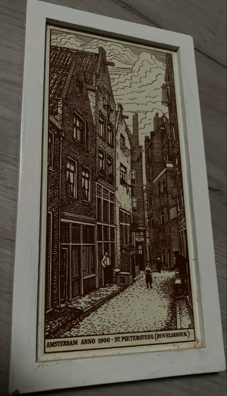 Vintage Amsterdam St. Pietersteeg (Duvelshoek) Anno 1900, Antiek en Kunst, Ophalen of Verzenden