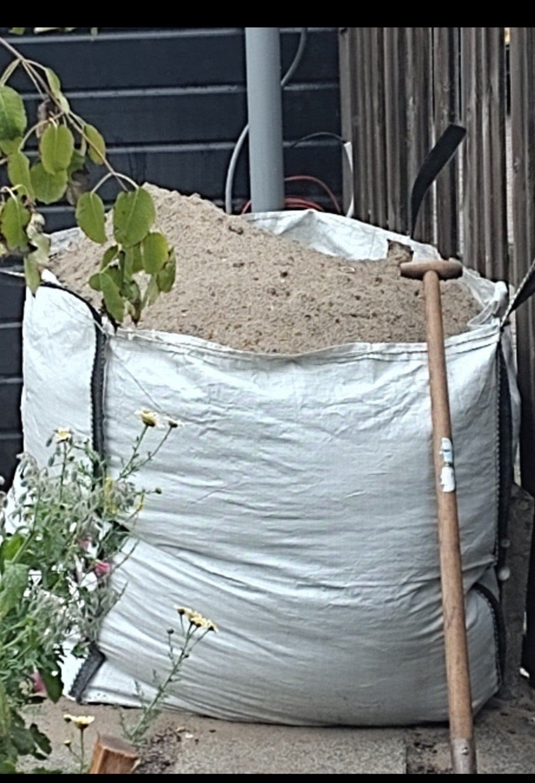 Zand ongeveer 1,5 Kuub in big bag, Ophalen, Gebruikt, Ophoogzand