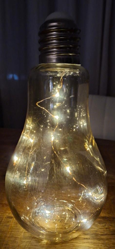 Decoratieve Gloeilamp met Koperdraad Verlichting, Ophalen of Verzenden, Zo goed als nieuw, Modern, Sfeervol, Decoratief