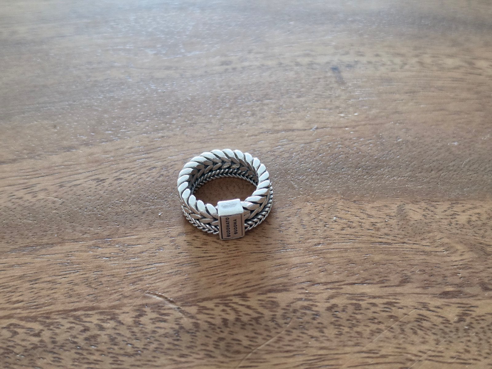 Buddha to Buddha ring maat 18 zilver, Ophalen