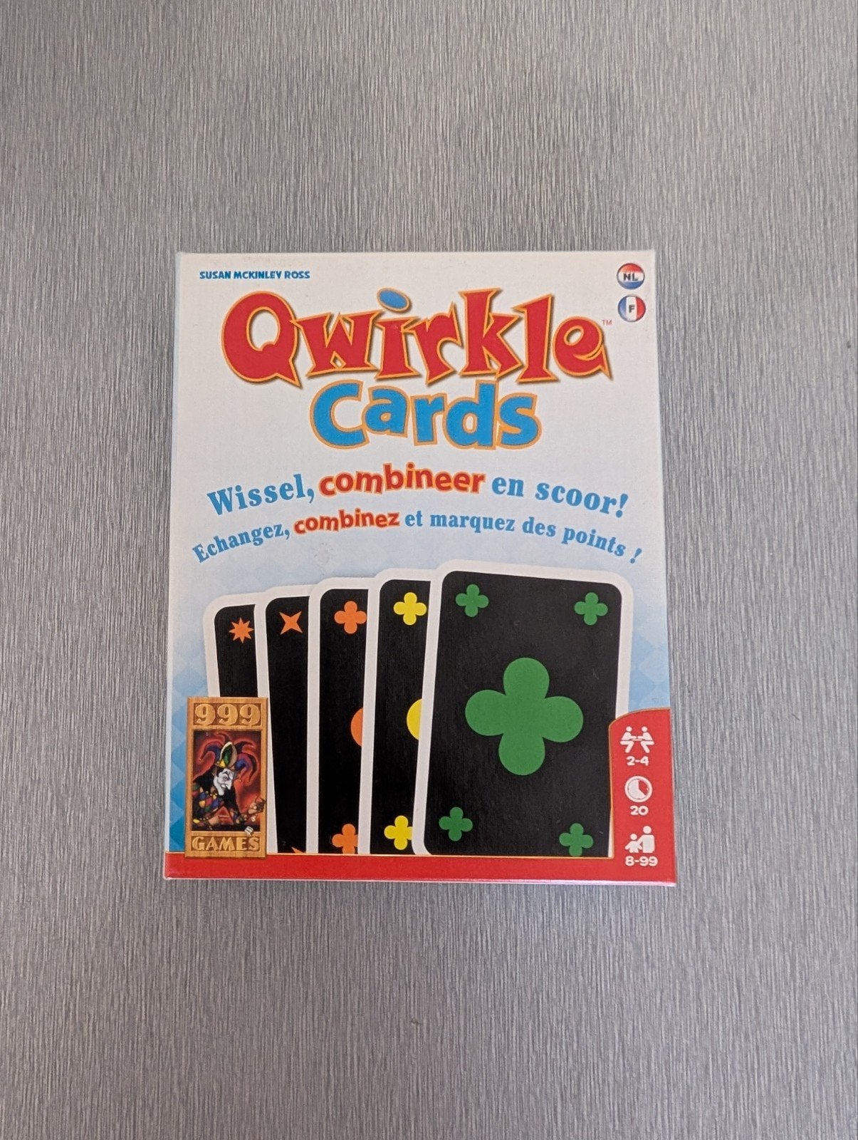 Qwirkle Cards: Wissel, combineer en scoor!, Ophalen of Verzenden, Zo goed als nieuw