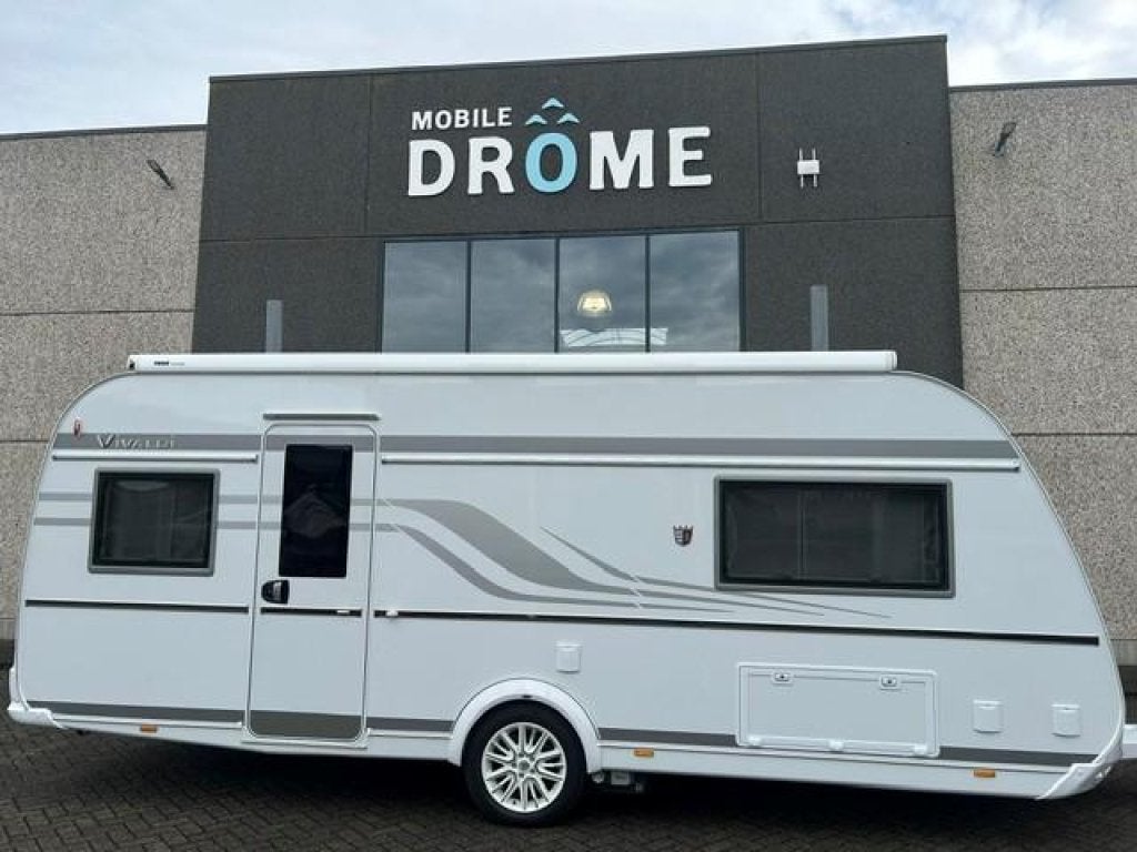Tabbert Vivaldi 550 E FULL OPTIONS, Caravans en Kamperen, Caravans, Schokbreker, Rondzit, Tabbert, Bedrijf