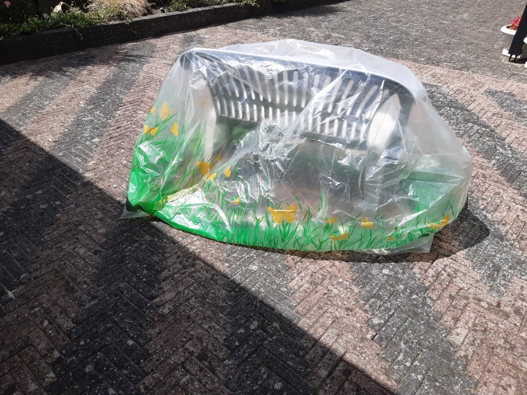 Hoes tuinset, Ophalen, Gebruikt