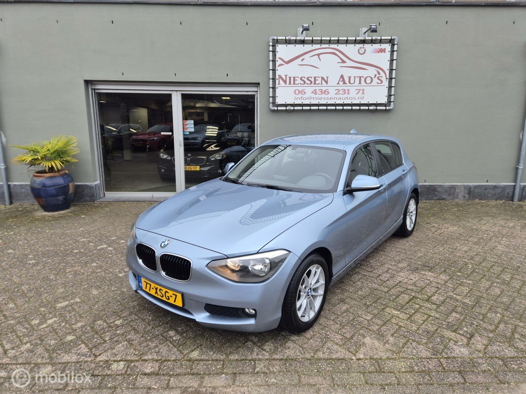 BMW 1-serie F20 116i Business Navi/Airco/Ketting vervangen, 1-Serie, Euro 5, Zwart, 4 cilinders