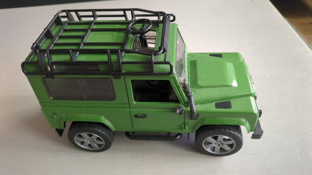 Bruder Land Rover Defender met los reservewiel, Ophalen of Verzenden, Gebruikt, Auto, Overige merken
