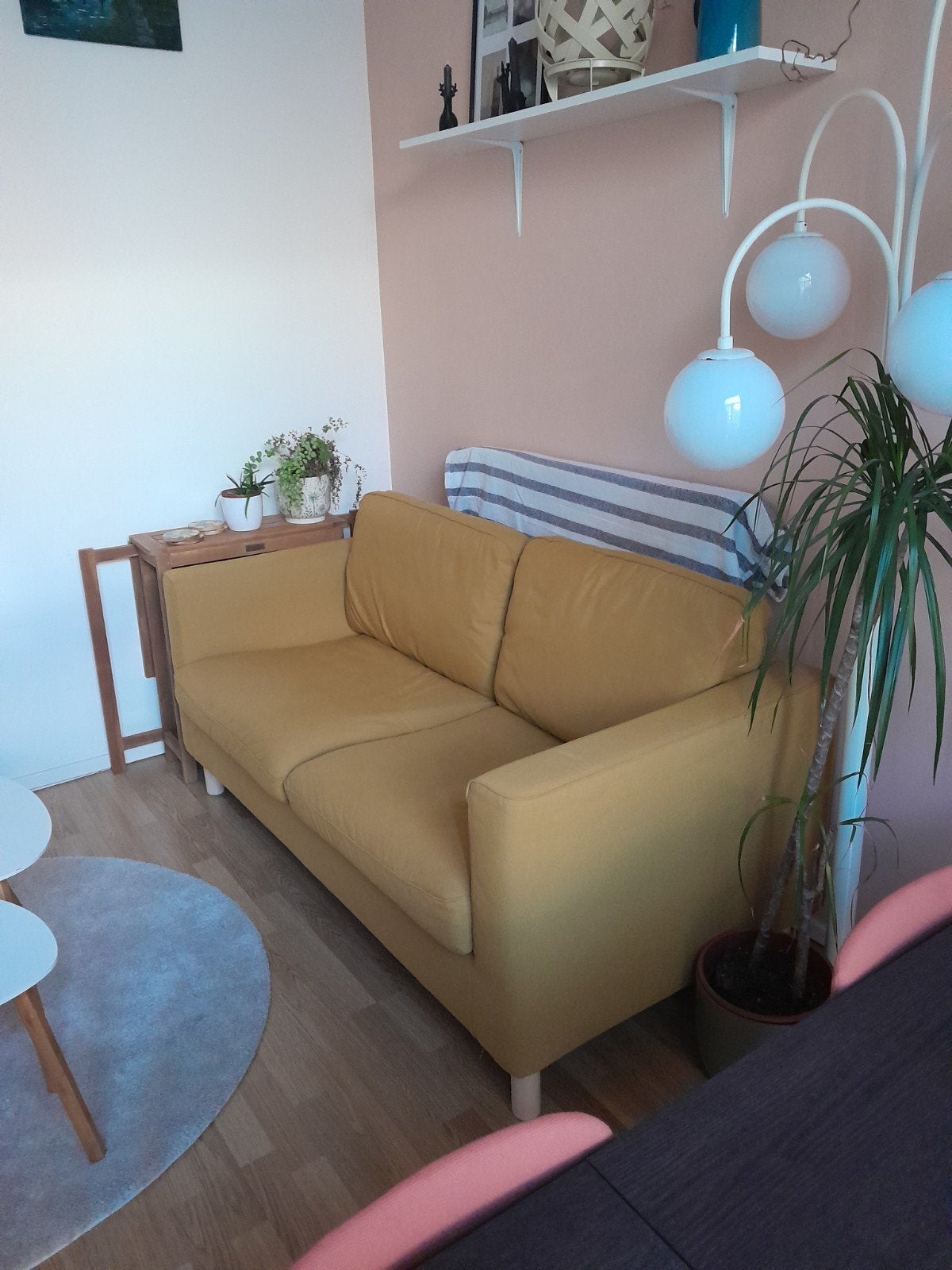 Tweezitsbank Pärup IKEA geel, Ophalen, Gebruikt, 150 tot 200 cm, Tweepersoons